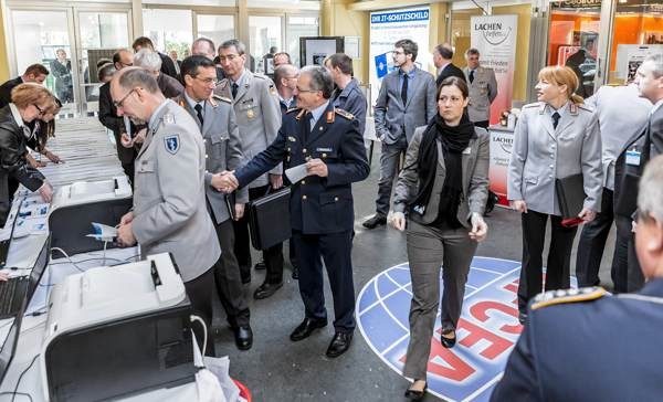 The opening day of the annual Bonn Tech Expo draws a crowd.